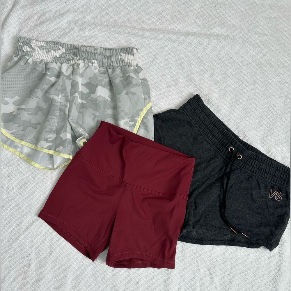 Women's Workout Activewear LOT of 3 Shorts Sz Small VSX Sport Victoria Secret